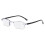 Rimless Blue Light Blocking Reading Glasses for Men 4.00x Magnification Lightweight Durable Frame 2