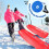 2X Sledge Rope with Carabiner, Thick Sledge Rope Diameter 10 mm, 4 M Sledge Lead with Handle, Sledge Pull Rope 5