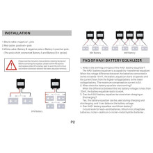 3X Battery Equalizer DC12V 24V Batteries Voltage Inverter Balancer Lead Acid Battery Charger Regulators Connected Series