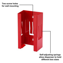2X Magnetic Glove/Tissue Dispenser, 8LBS Capacity,Glove Dispenser Wall Mount, Glove Box Holder, Glove Holder