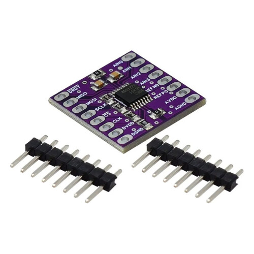 2X Módulo Conversor ADC ADS1220 de 24 Bits I2C, Conversor Analógico-Digital de 24 Bits e Baixa Potência 1