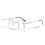Bendable Titanium Reading Glasses +2.50 Silver HalfRim Flexible Memory Frame Lightweight Unisex Readers 5