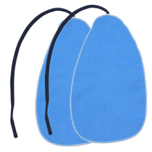 2pcs Saxophone Cleaning Cloth Set Nonabrasive Soft Fabric for Clarinet and Flute Maintenance