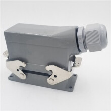 5X Rectangular Heavy Duty Connectors HDC HE 10 Core Pin 16A 500V Waterproof Aviation Plug Side Connector,HDC-HE-010