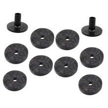 Drum Cymbal Felt Pads for Drum Kit, Durable Felt Construction, Cymbal Protection Cushioning, Easy Install