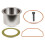 2X K-0650 Air Compressor Cylinder Sleeve and Compression  Replacement Kit Perfectly Fits for Air Compressor Cylinder 2