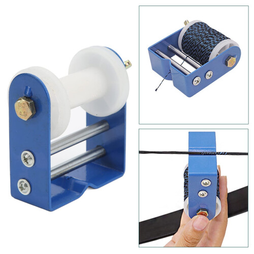 Stainless Steel Bowstring Serving Jig and Archery String Winder for Compound Bows, Smooth Winding, Durable Dual Material 1