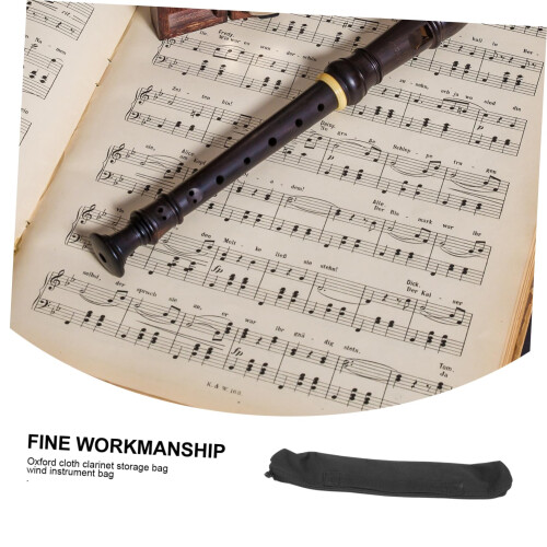 Lightweight Oxford Clarinet Case with Padded Protection, MultiPocket Storage and Adjustable Strap 1
