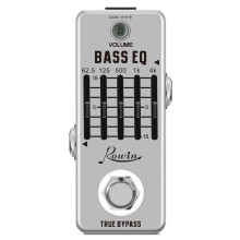 Mini Bass EQ Pedal 5Band Graphic Equalizer True Bypass for Bass Guitar Slap Funk Rock