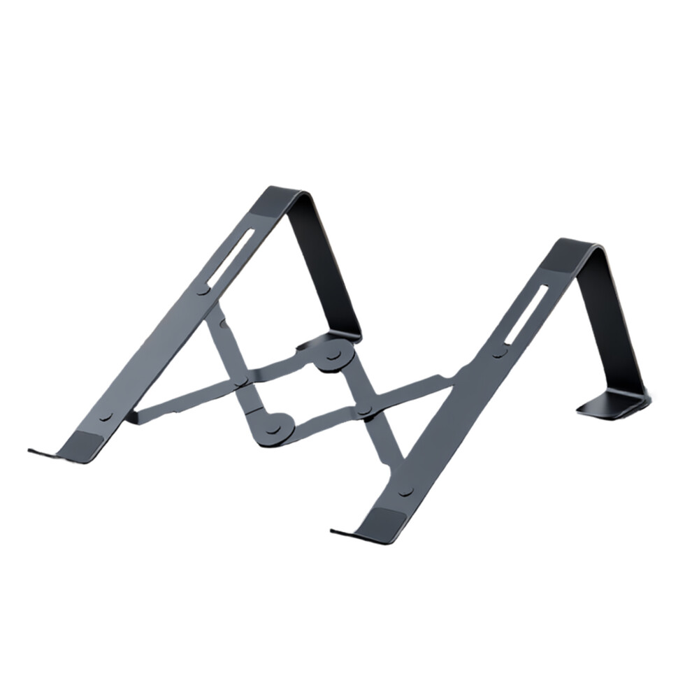 Adjustable Laptop Stand, Portable Folding Notebook Risers- Black 7751001312618