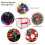 Storage Box for Christmas Tree Baubles PVC Folding 64-Piece 2