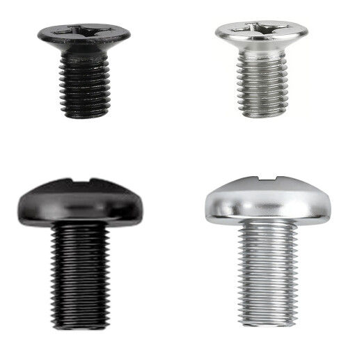 10Pcs Replacement Hard Drive Mounting Screws-Black for 2.5inch 1
