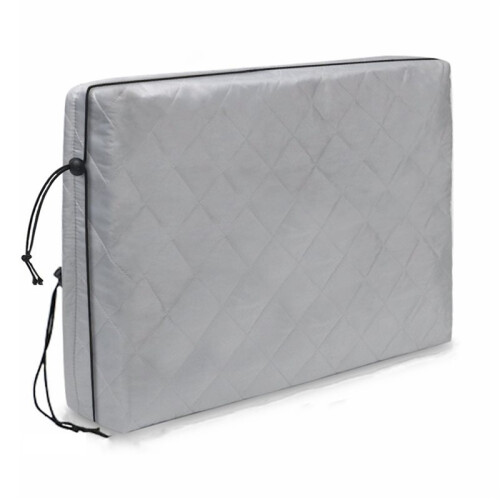 2X Capa para Ar Condicionado Interno, Capa para Janela da Unidade de CA para Isolamento Duplo Interno com Cordão Elástico 21Lx15Hx3,5D Polegadas 1