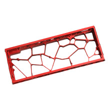 Aluminum Keyboard Enclosure Hollows Structure for Style-Red