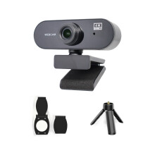 Plugs Play 1080P/2K/4K Webcam Adjustable Stand Privacy Cover-4K