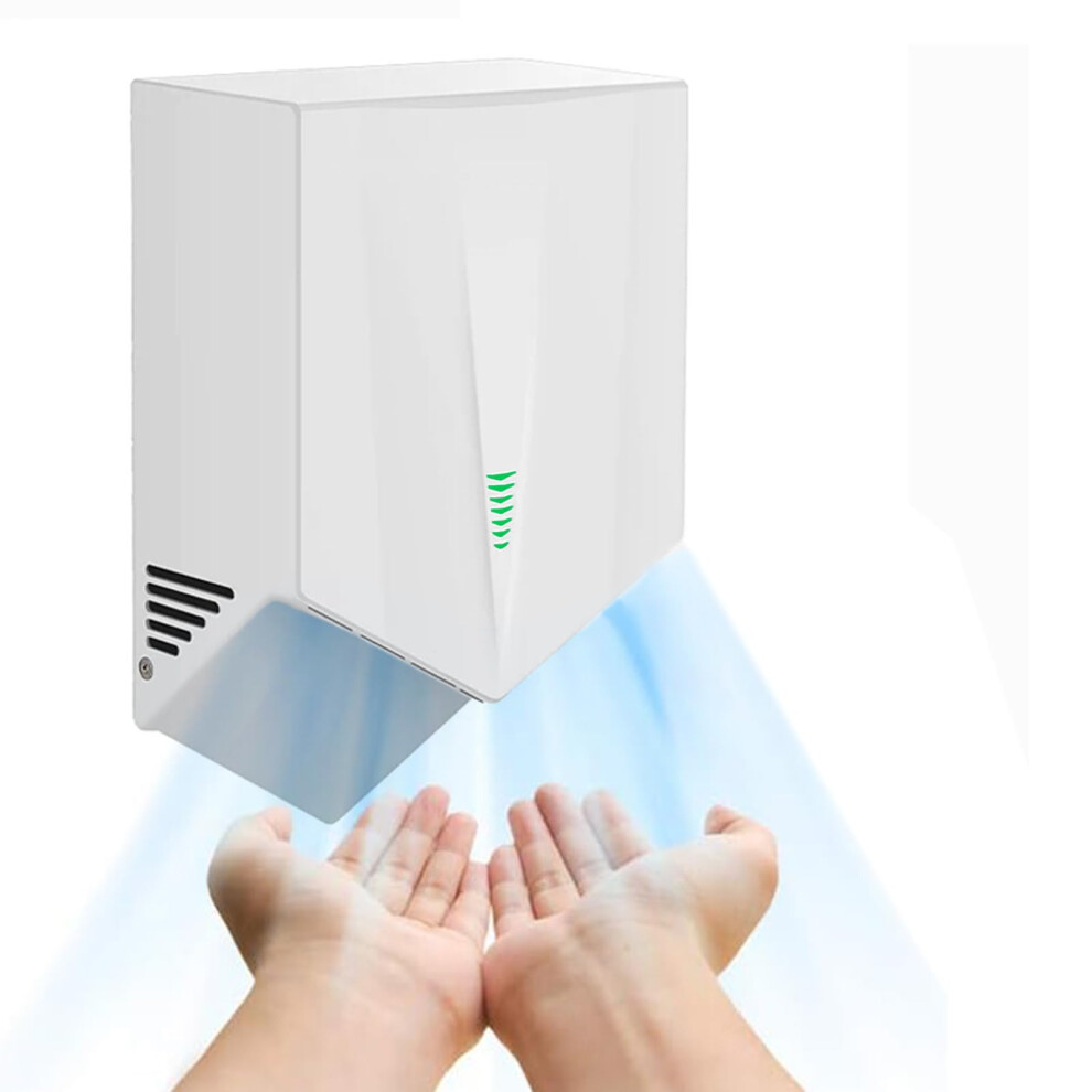 Automatic Hand Dryer Speed Heavy Duty Commercial Wallmounted Electric For Restrooms White 9092120115765