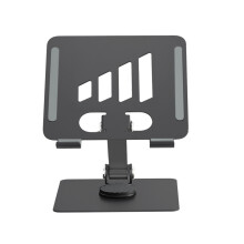 Laptopstandaard voor bureau Ergonomische opvouwbare-Zwart