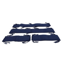 Weicher Baby-Bettgitterpolster 67 x 25,5 cm & 129,5 cm Atmungsaktiver Schutz