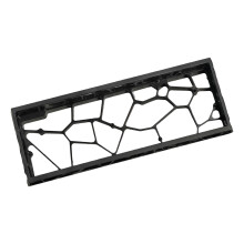 Open Frame Keyboard Case Aluminum Alloy Skeleton Housing-Black
