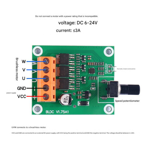 Simple Toolless Mount Brushless Motor Fan Regulator For 3D 1