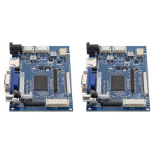 2X PCB800099 LCD Screen Car GPS Display LCD Driver Board -Compatible VGA AV to TTL RGB LVDS