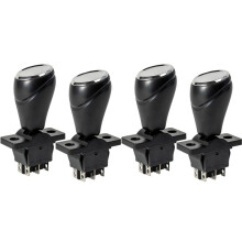 4Pcs Children'S Electric Car Joystick Toy Bumper Car Forward Reverse the Car Forward and Backward (US)