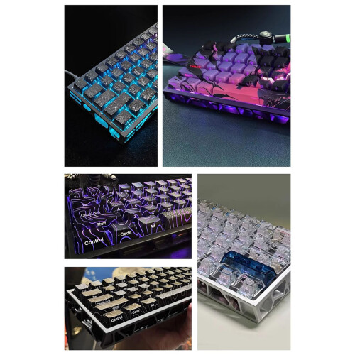 Coque de clavier en aluminium ajourée pour plus de-Rouge 2