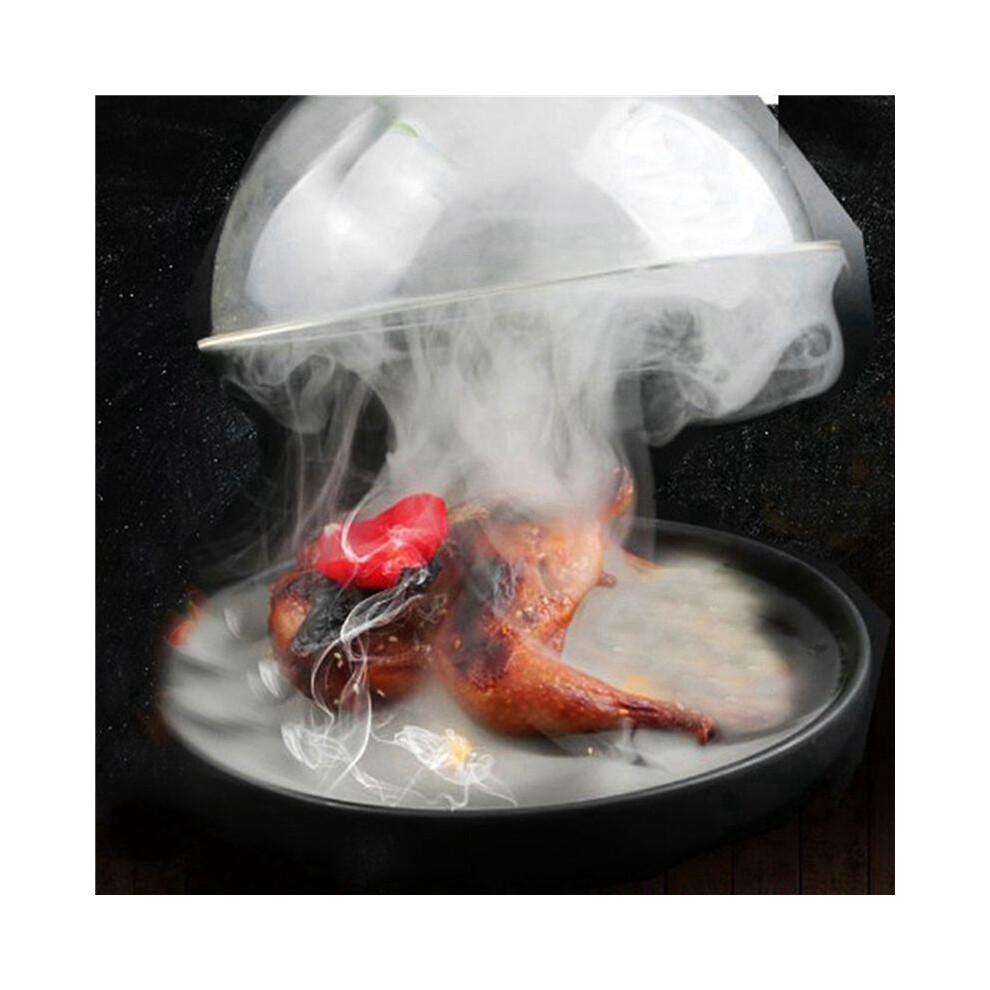 2X Molecular Cuisine Smoke Hood Food Grade Lid Dome Cover For Smoker Accessory Smoke Infuser Cake Steak Cover C 6032598661862