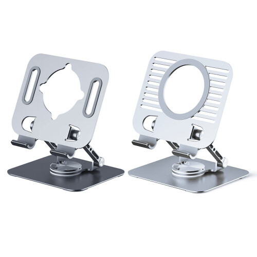 Foldable Tablets Holder Metal Stand Adjustable Rotatable-D10 1