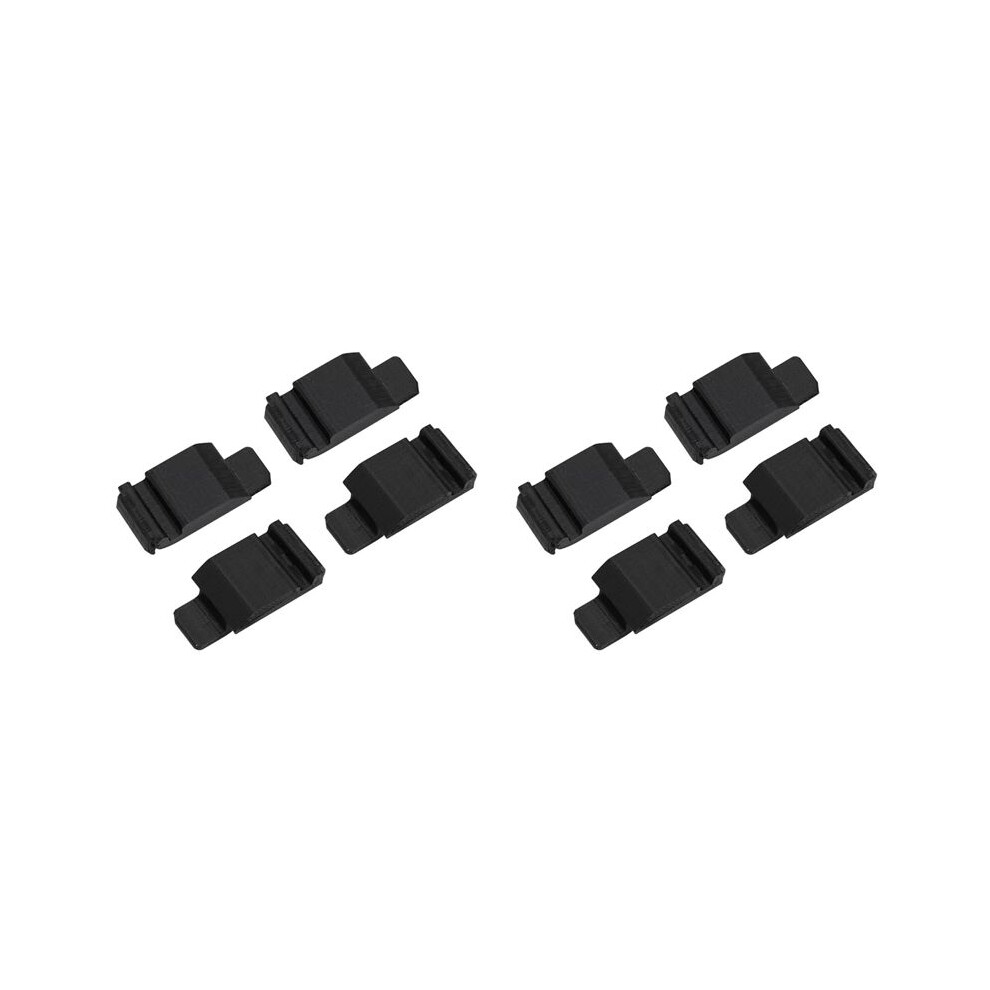 8Pcs Front Rear Strikers Door Lock Striker Door Lock Rubber Fixing Parts For W123 W126 240D 280E 300D 6034221675642