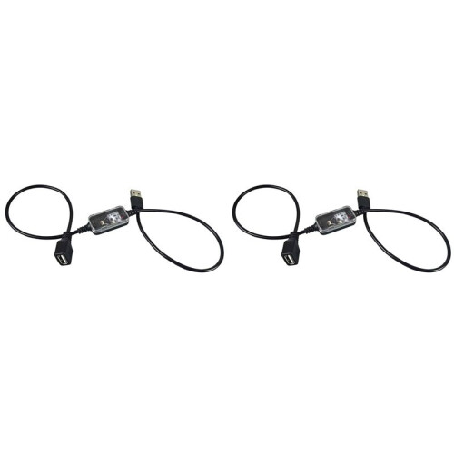 2X Light Sensor  5V 12V USB Wire Day Auto- Light Sensor Cable for Home Security and Lighting 1