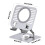Foldable Tablets Holder Metal Stand Adjustable Rotatable-D10 4