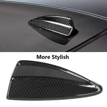 for 3 Series E90 E92 X1 X5 X3 X6 Car Antenna  Fin Cover Trim Carbon Fiber Style ABS Accessories