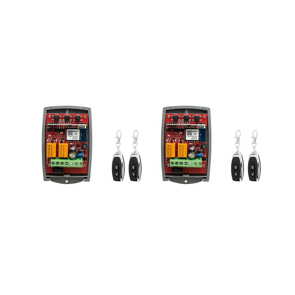 2X Wifi 433Mhz Rolling Code Garage Door Remote Control Rf Receiver Relay 85-250V Life App 4713492566461