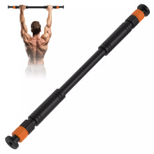 Adjustable Door Pull Up Bar Home Gym Fitness Black