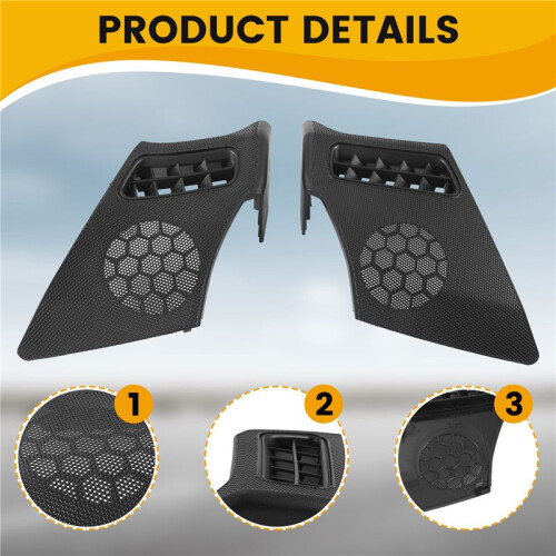 Car Dash Board R+L Side Air Vent Speaker Grill Cover for   W210 E-CLASS E320 E430 E55 1996-2002 2