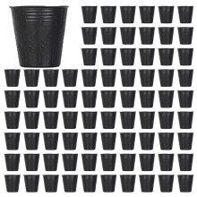2000Pcs Nursery Pot Plastic Plant Propagation Container Grow Bag Garden Supplies 8cmX8cm
