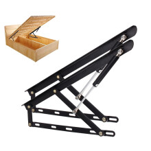 75cm Gas Spring Bed Lift Kit Heavy Duty Pneumatic Assisted Hinges for Underbed Storage