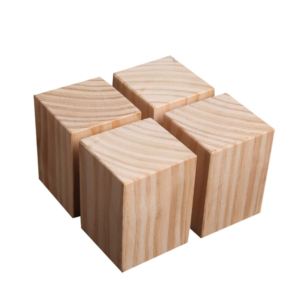 Wood Furniture Risers 5Cm Wooden Blocks For Bed Sofa Table Height Adjustment With Extra Storage Clearance 9073542914105