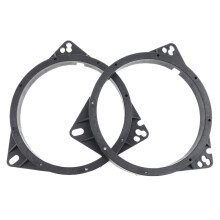 2 PCS 6,5 Polegadas Buzina de Carro Gaxeta SóLida Alto-Falante Arruela Suporte Adaptador Adequado para Qashqai