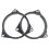 2PCS 6.5 Inch Car Horn Gasket Solid Speaker Washer Adapter Bracket Suitable for    Qashqai 2