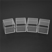 120 Pcs Square Transparent Plastic Packing Box Candy Box Jewelry Box Party Gift Birthday Gift Box