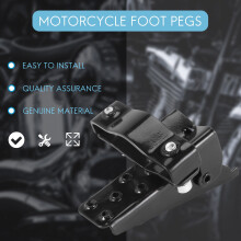 Neue 1 Paar Schwarze Stahl Motorrad Fahrrad Teile Rahmen Pedal Falten Benutzerdefinierte Groesse Mm-30 Mm