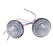 2PCS Rear Stop/Taillight Light L594 LPB630 White Indicator Lamps Lights As Lucas L594
