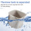 Plastic Kitchen Food Waste Trash Can Compost with Drainer Rubbish Container Organizer Accessories Tools-Light Grey 6