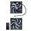 120mm PC Fan Double Ball Bearings High Temperature Resistant-P 2