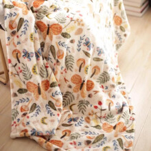 Christmas Throw Blanket White Plush 200x230cm Soft Warm Sofa and Bed Cover for Winter Decor