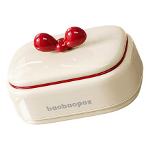 Popular Bowknot Soap Holder With Drain Holes For-clamshell