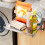 Stainless Steel Foldable Countertop Storage Rack for Kitchen, Space-Saving Design Extends Countertop Utility 6
