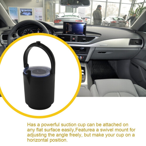 Car Auto Noir 9.5Cm Drink Can Cup Bottle Support de Support RéGlable 2